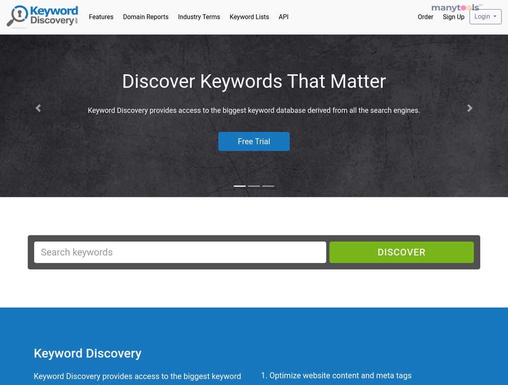 Keyword Discovery