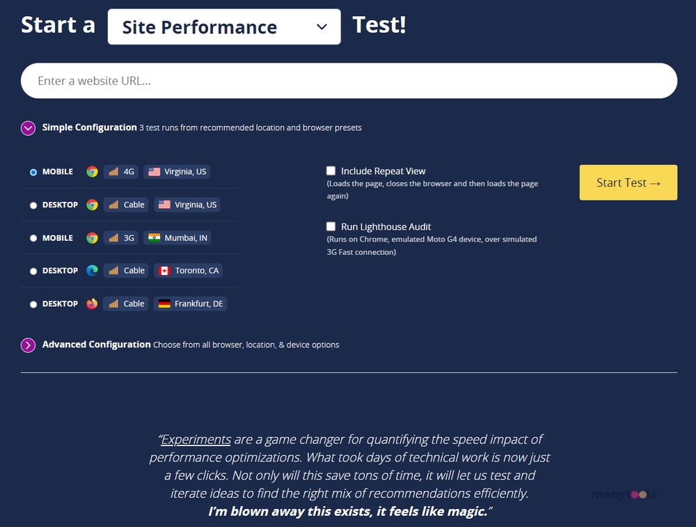 WebPageTest