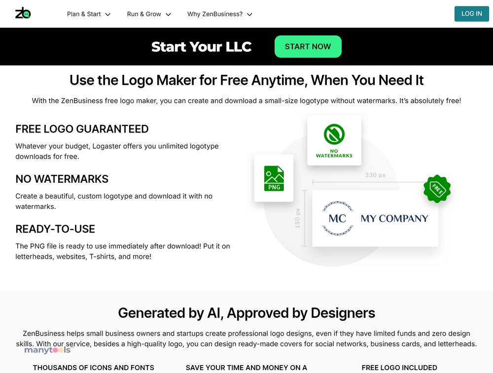 ZenBusiness Online Logo Maker