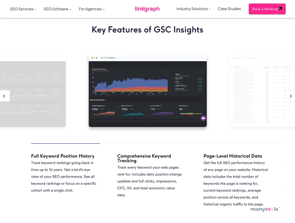 GSC Insights - Google Search Console Dashboard