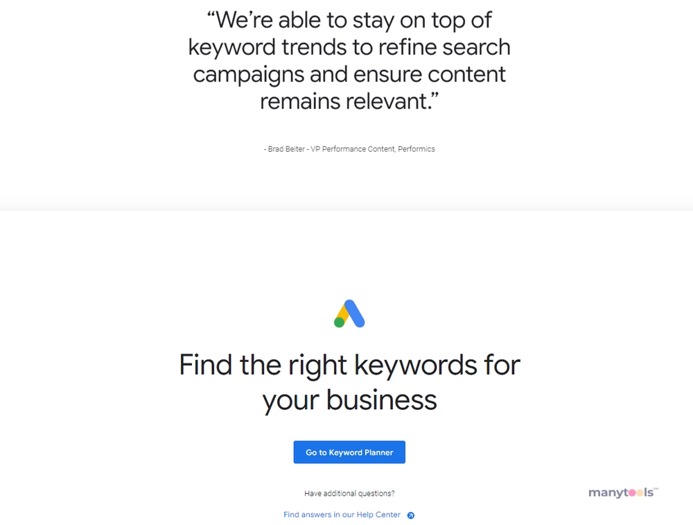 Google Keyword Planner