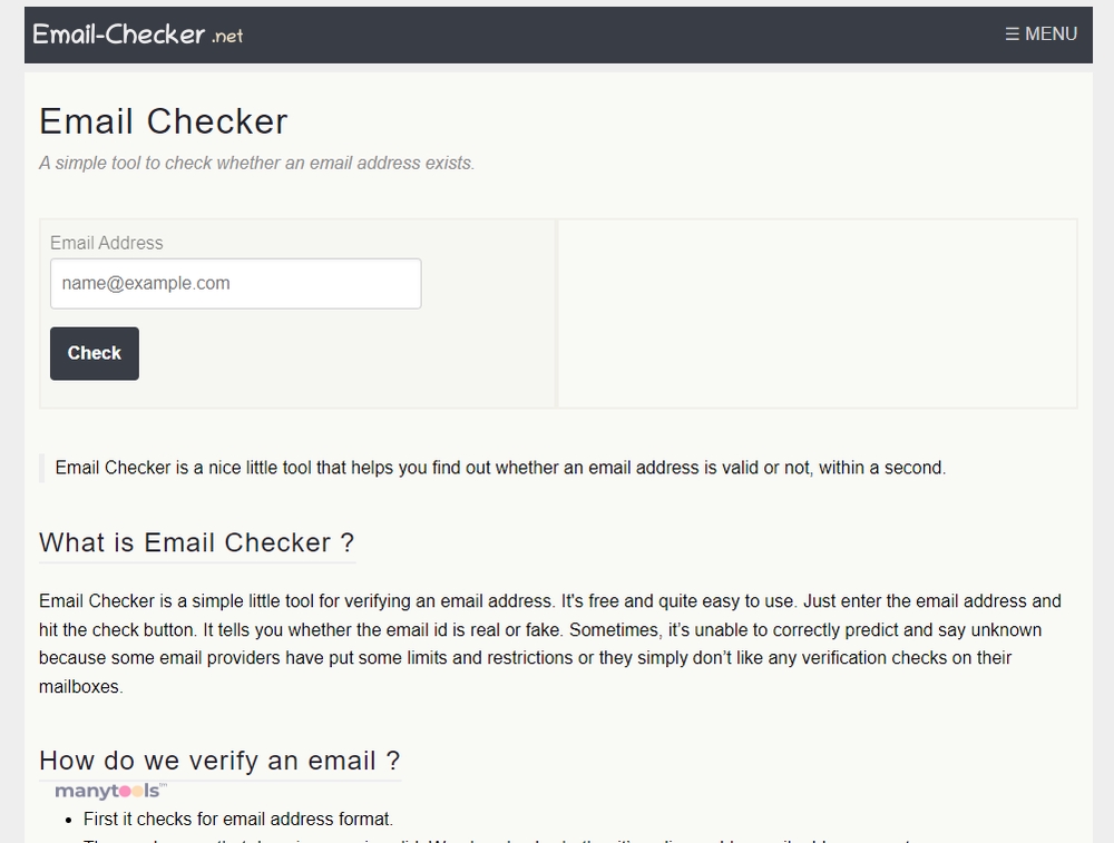 Email Checker