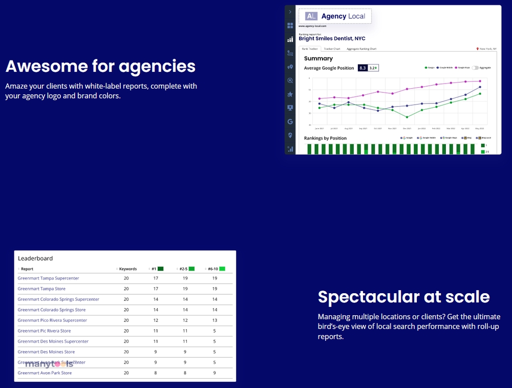 BrightLocal Local Rank Tracker