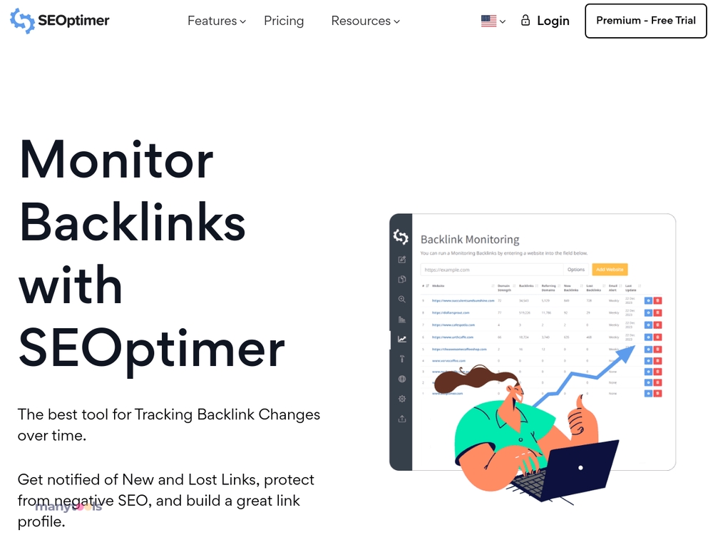 Backlink Monitoring Tool