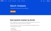 Ahrefs Batch Analysis