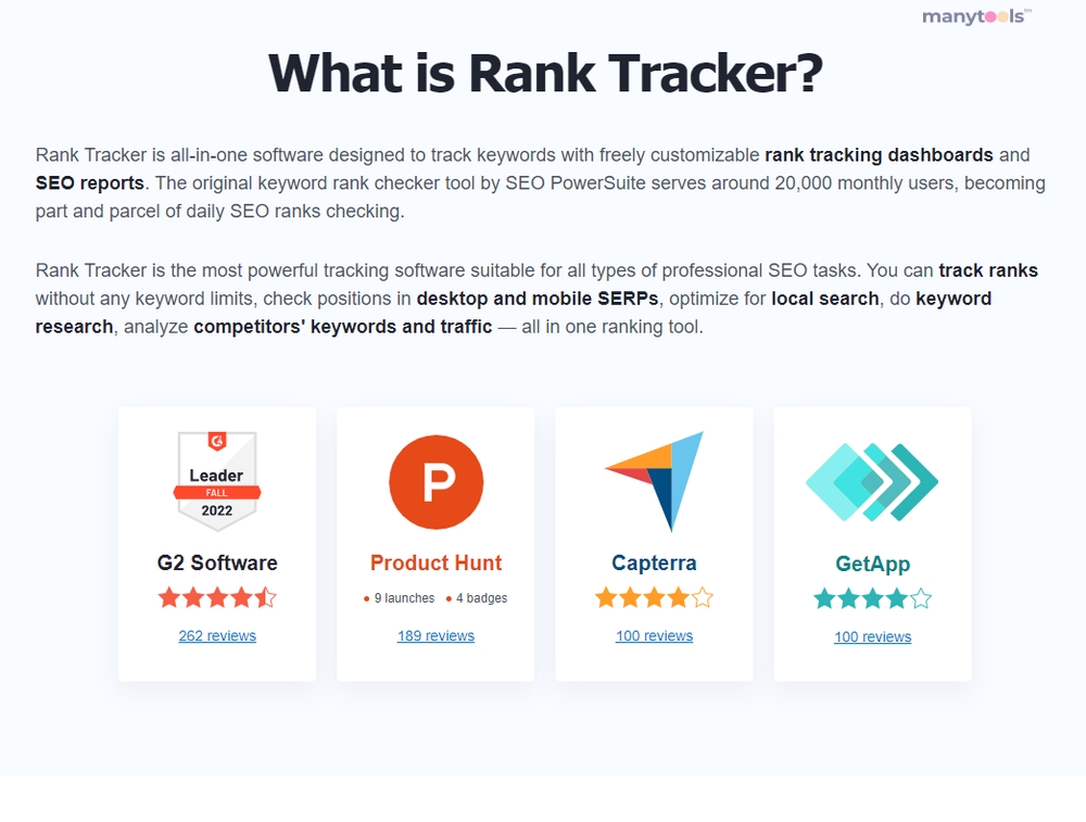 Rank Tracker