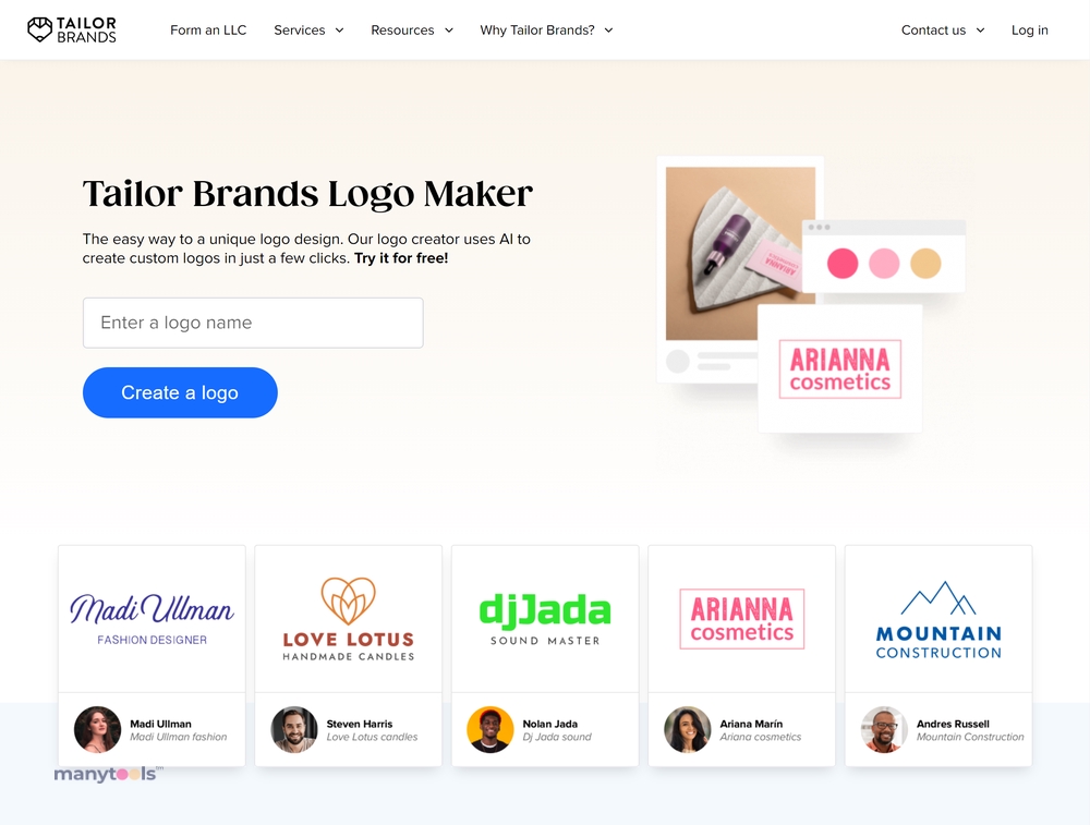 Tailor Brands Logo Maker