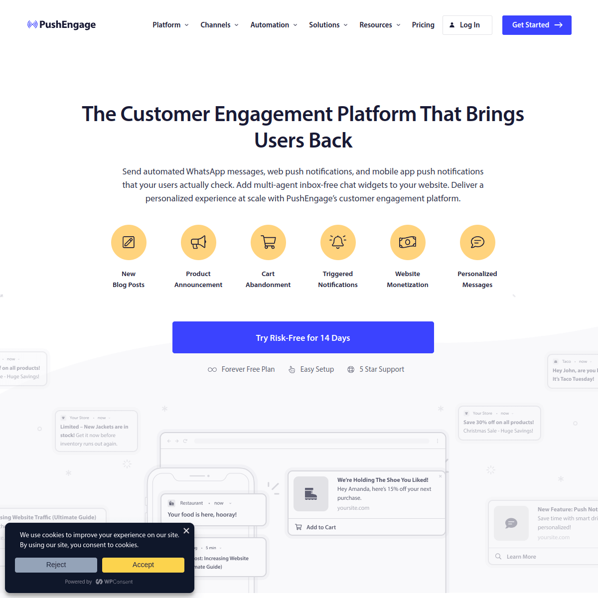 PushEngage screenshot 1