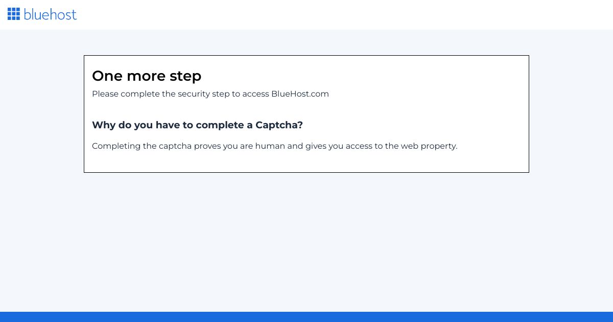 Bluehost AI Website Builder screenshot 1