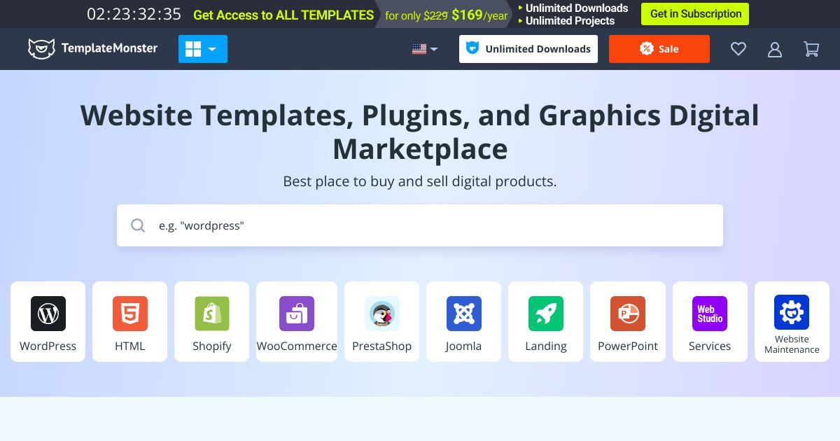 TemplateMonster screenshot 1