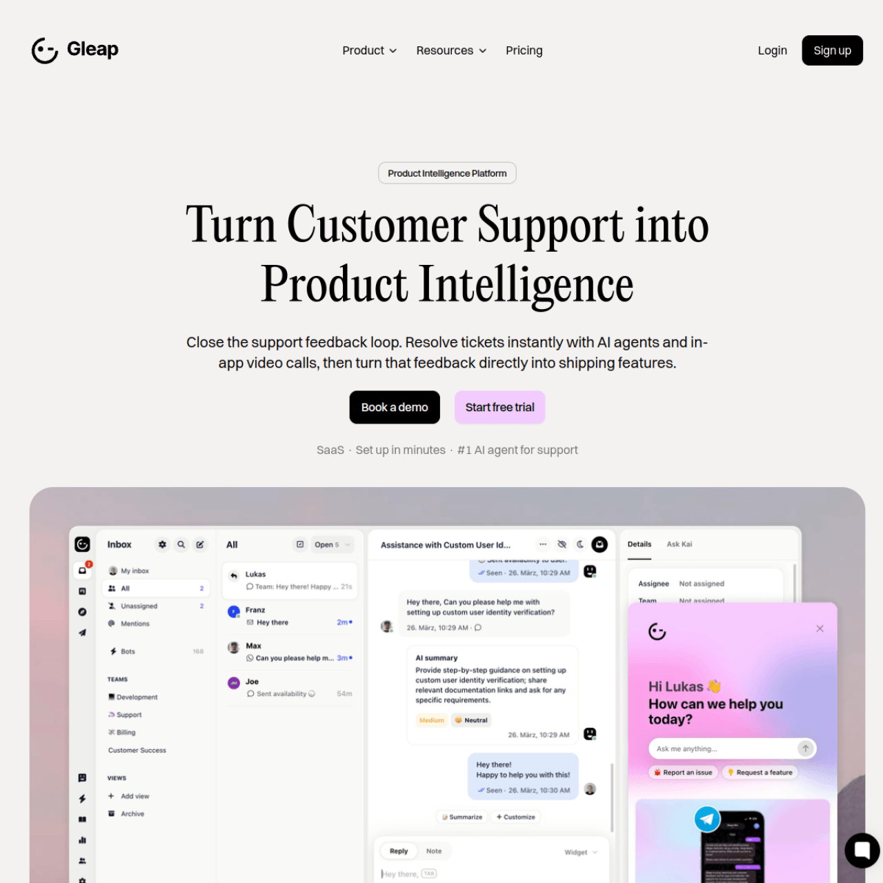Gleap