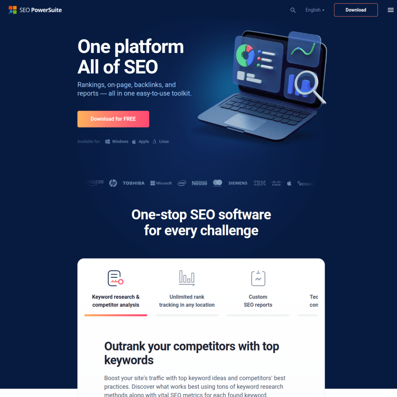 SEO Powersuite screenshot 1