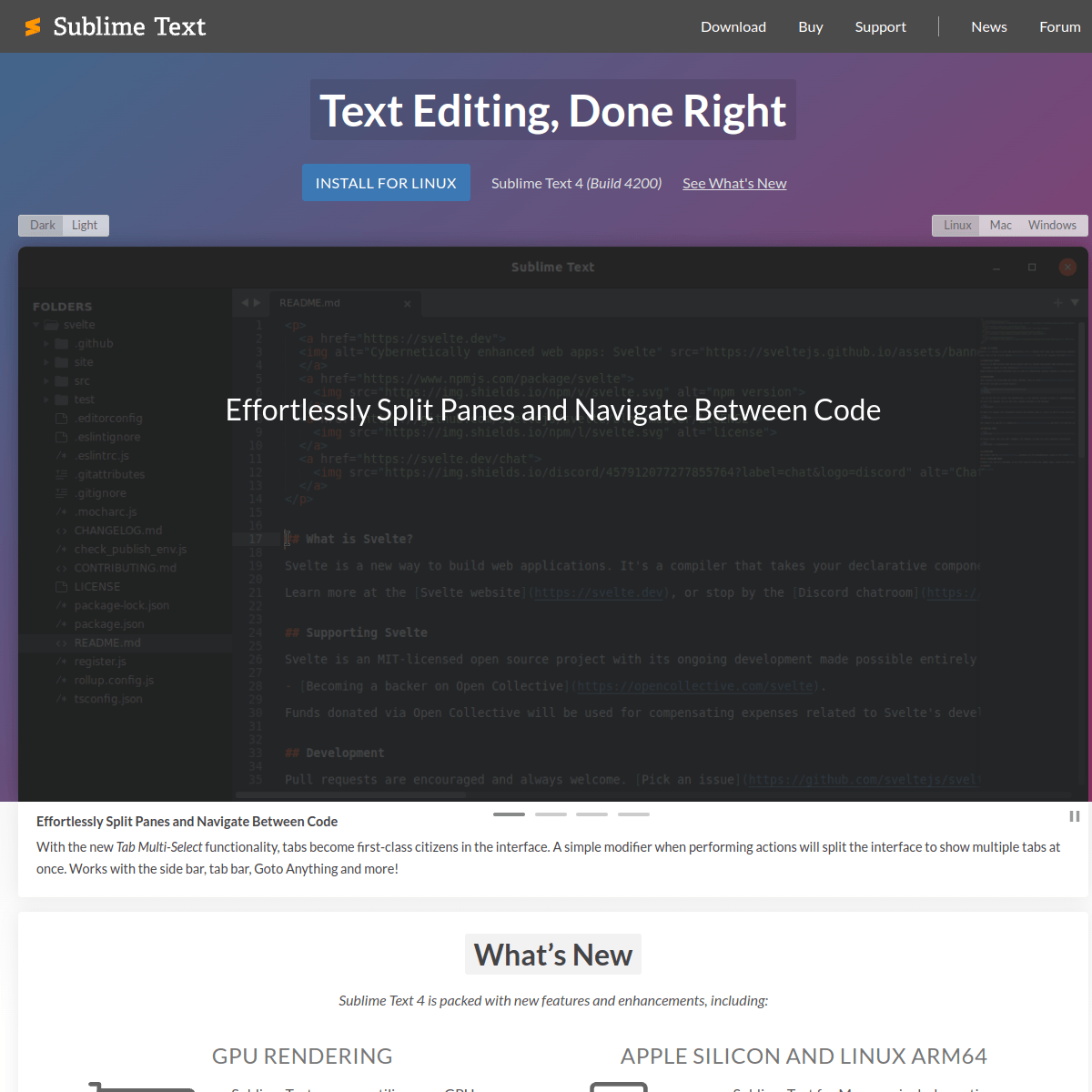 SublimeText screenshot 1