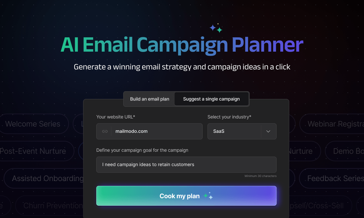 AI Email Campaign Planner 