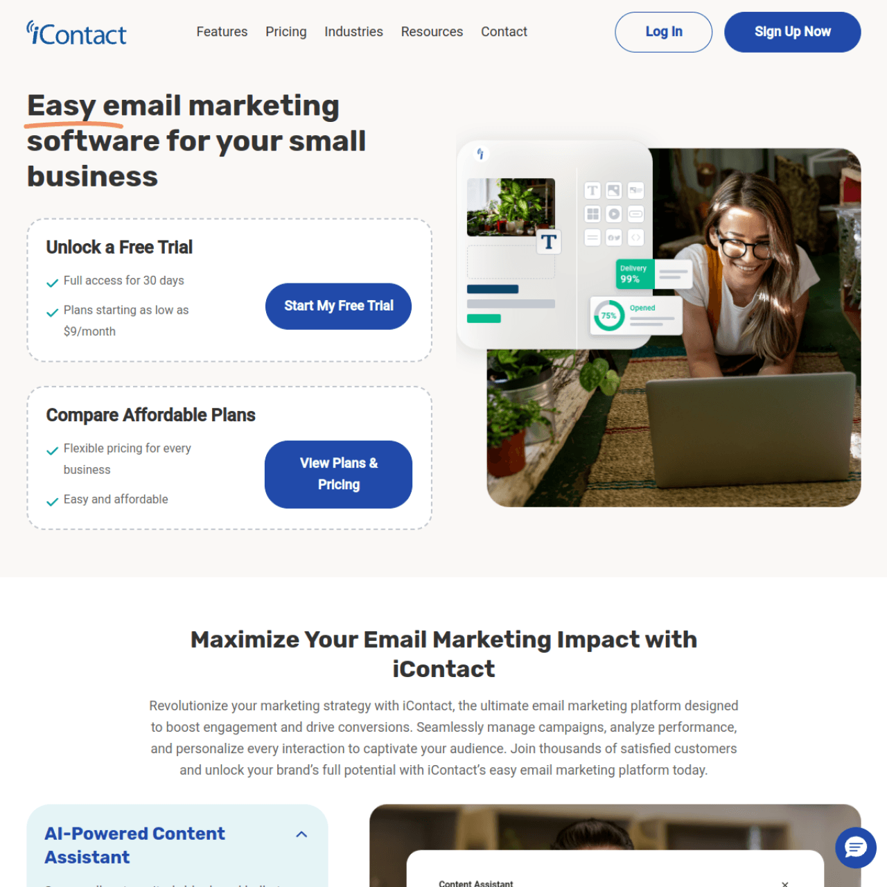 iContact screenshot 1