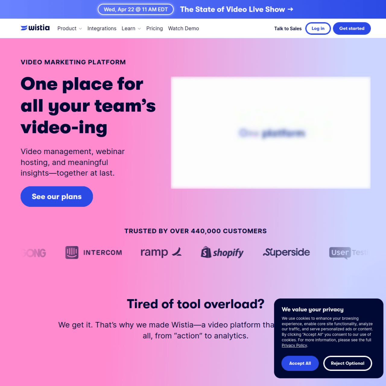 Wistia screenshot 1