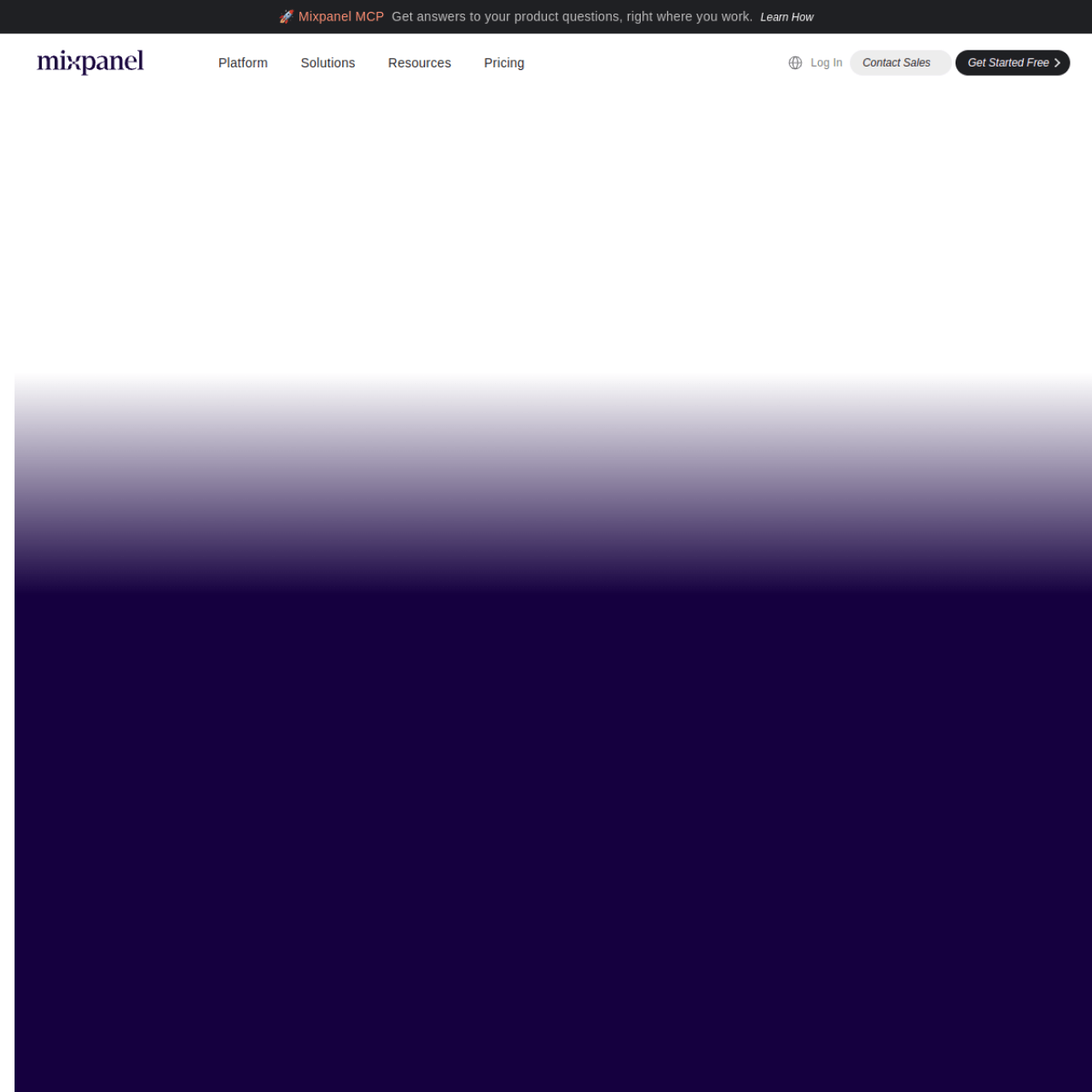 MixPanel screenshot 1