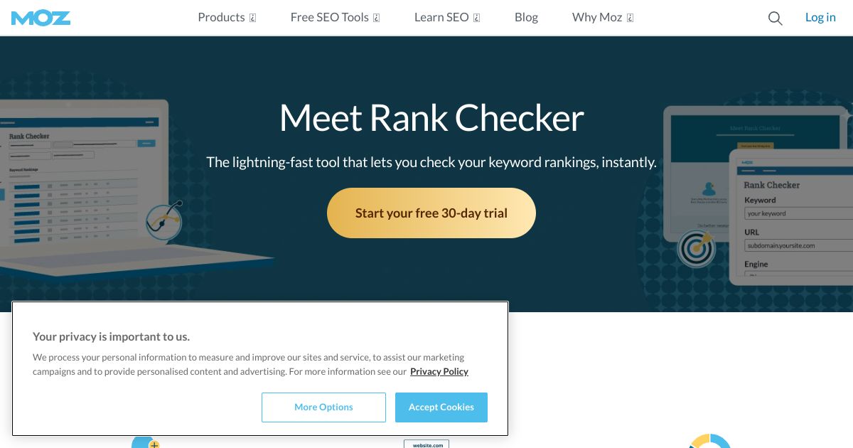 Moz Rank Tracker screenshot 1