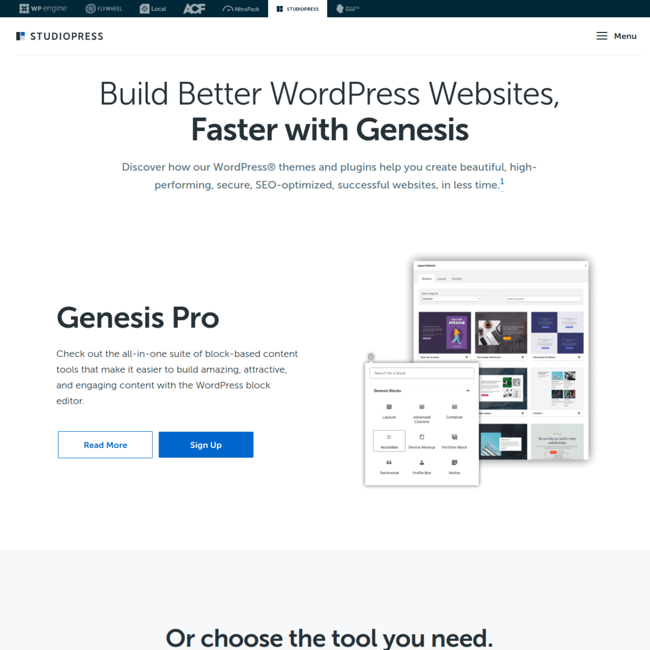 StudioPress screenshot 1