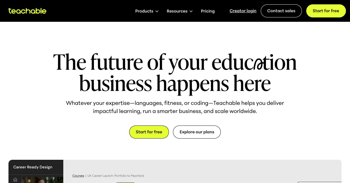 Teachable screenshot 1