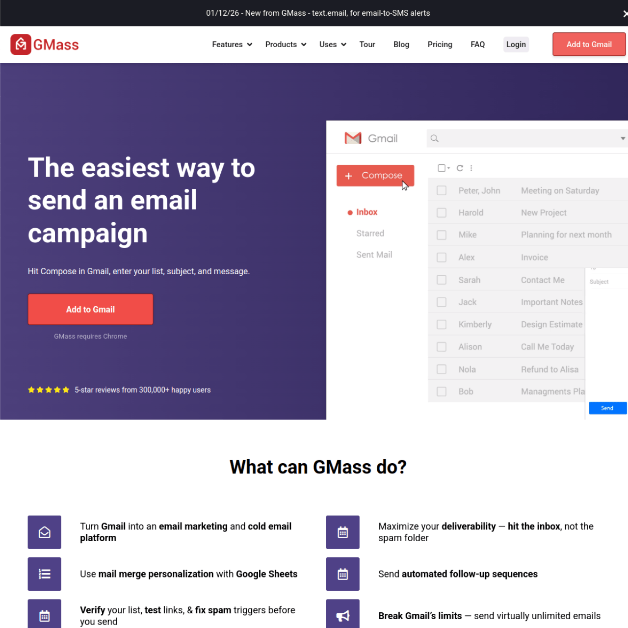 GMass screenshot 1