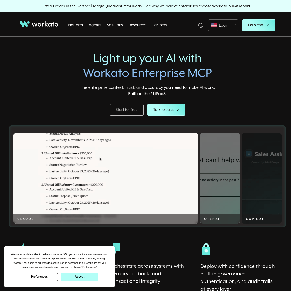 Workato screenshot 1