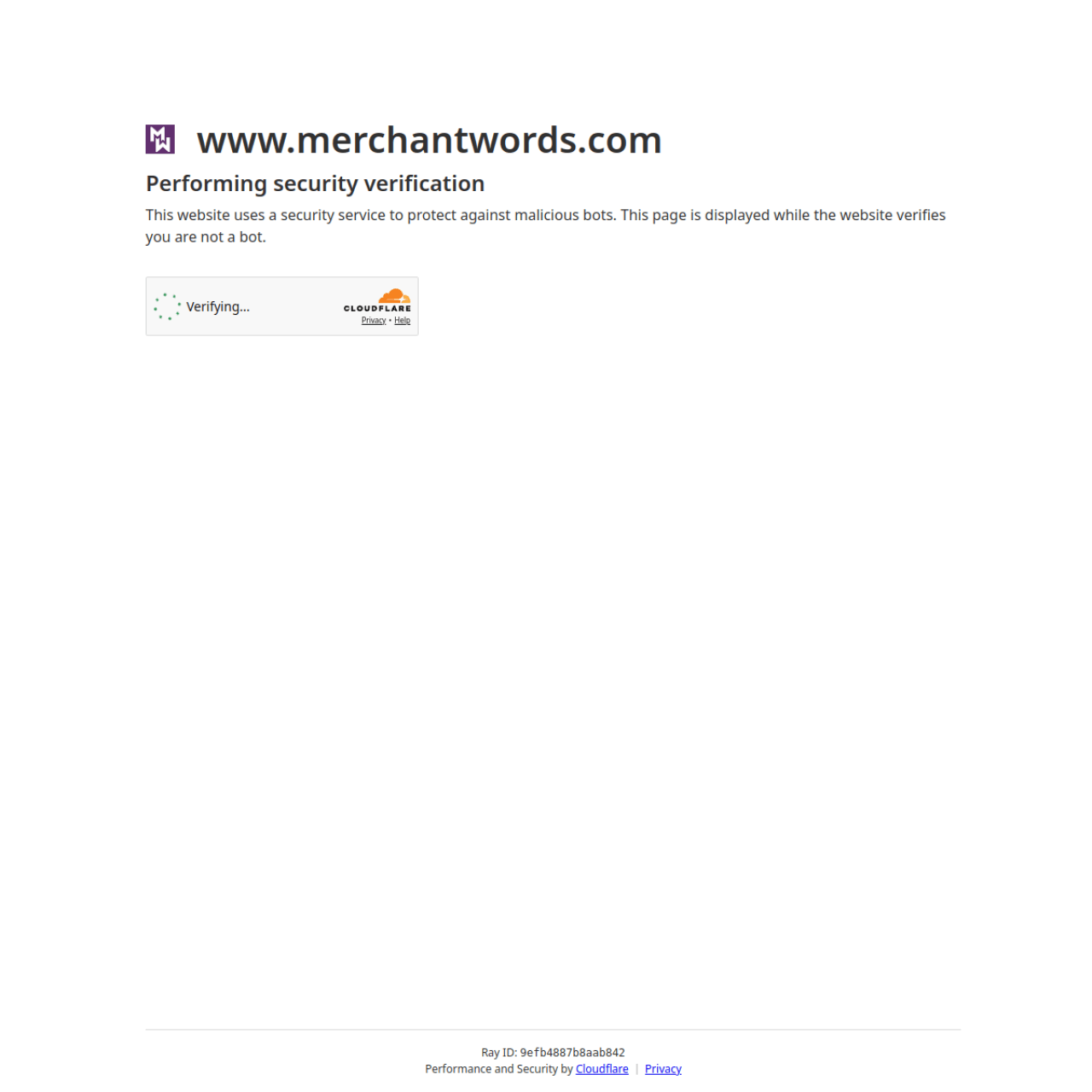 MerchantWords screenshot 1