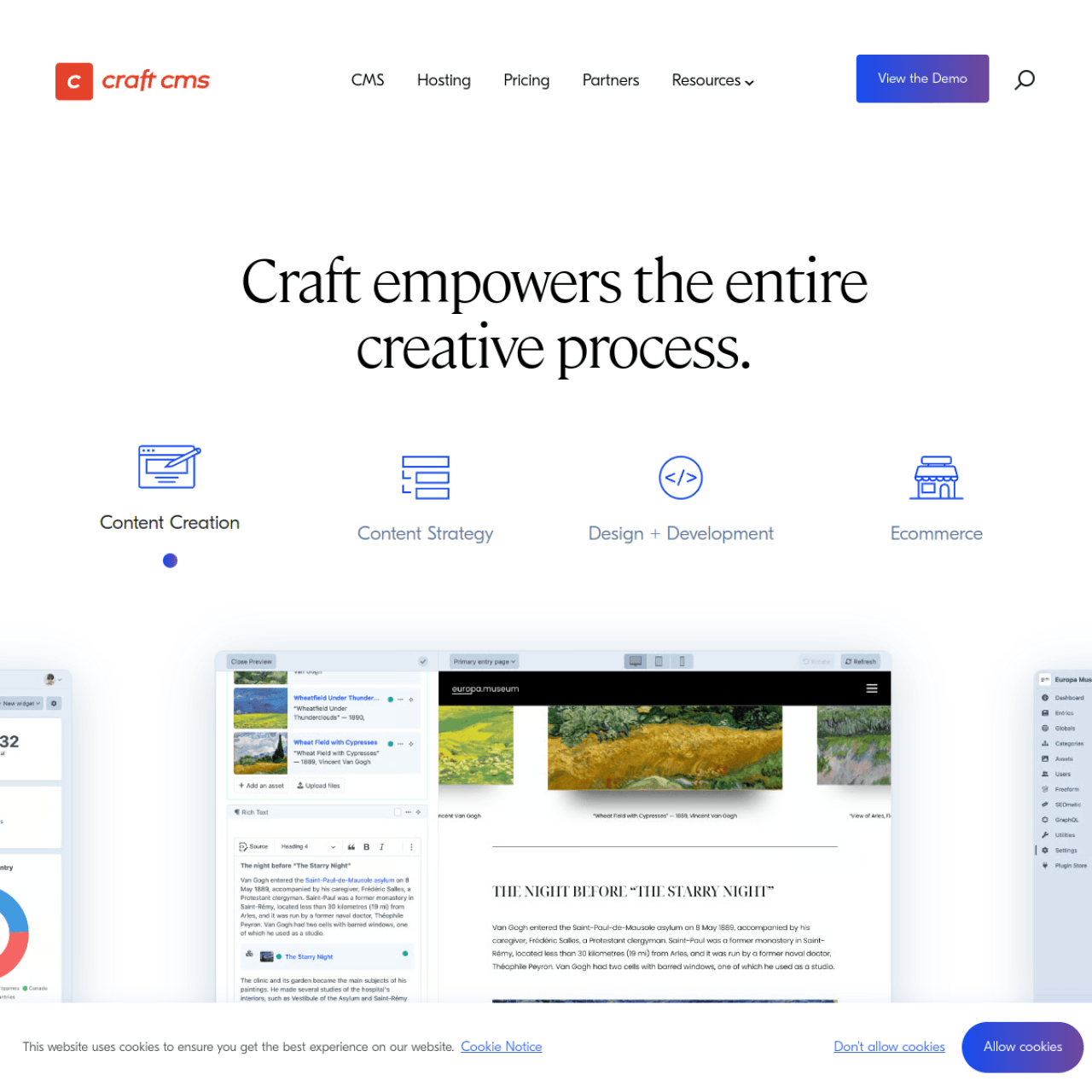 Craft CMS screenshot 1
