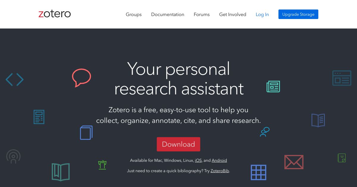 Zotero screenshot 1