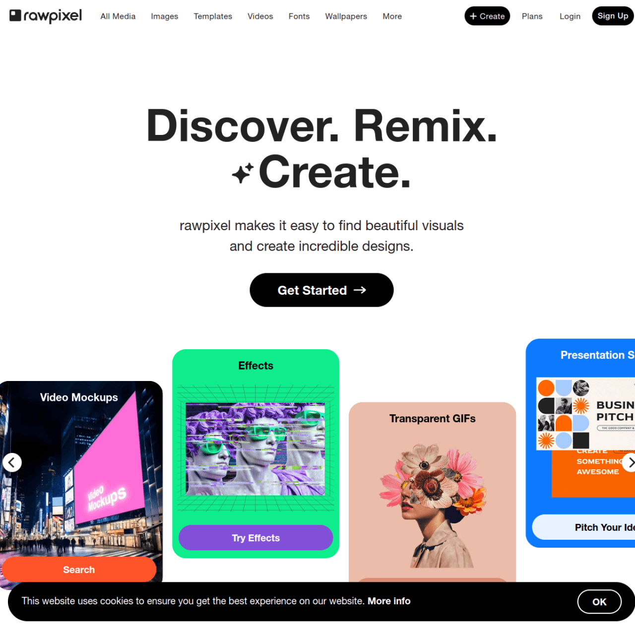 RawPixel screenshot 1