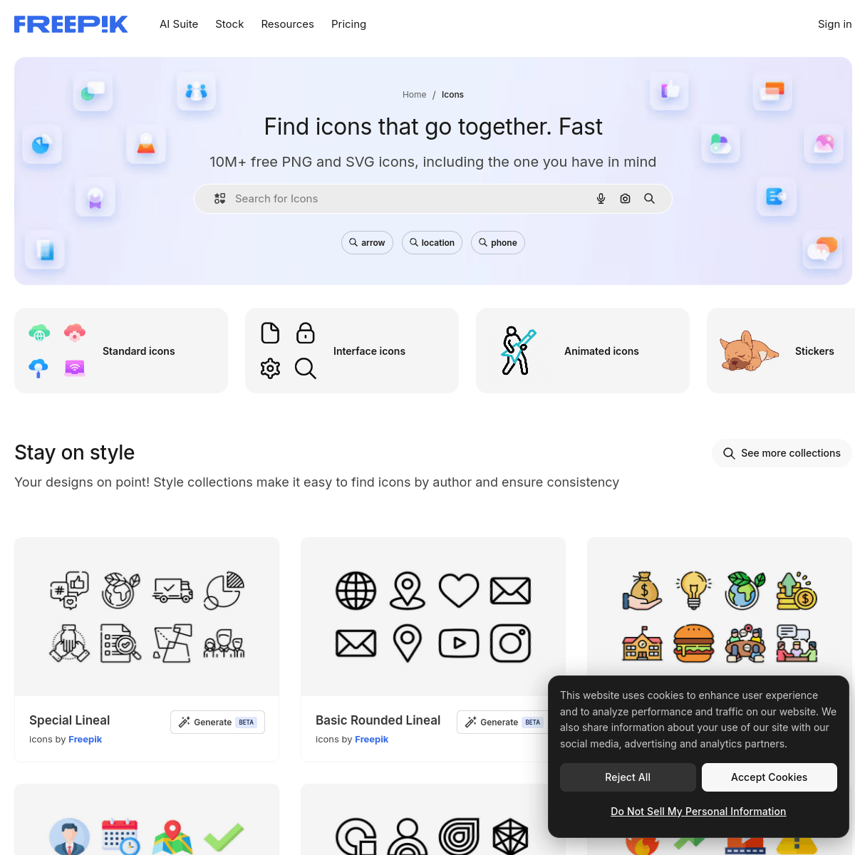 Freepik Icons screenshot 1
