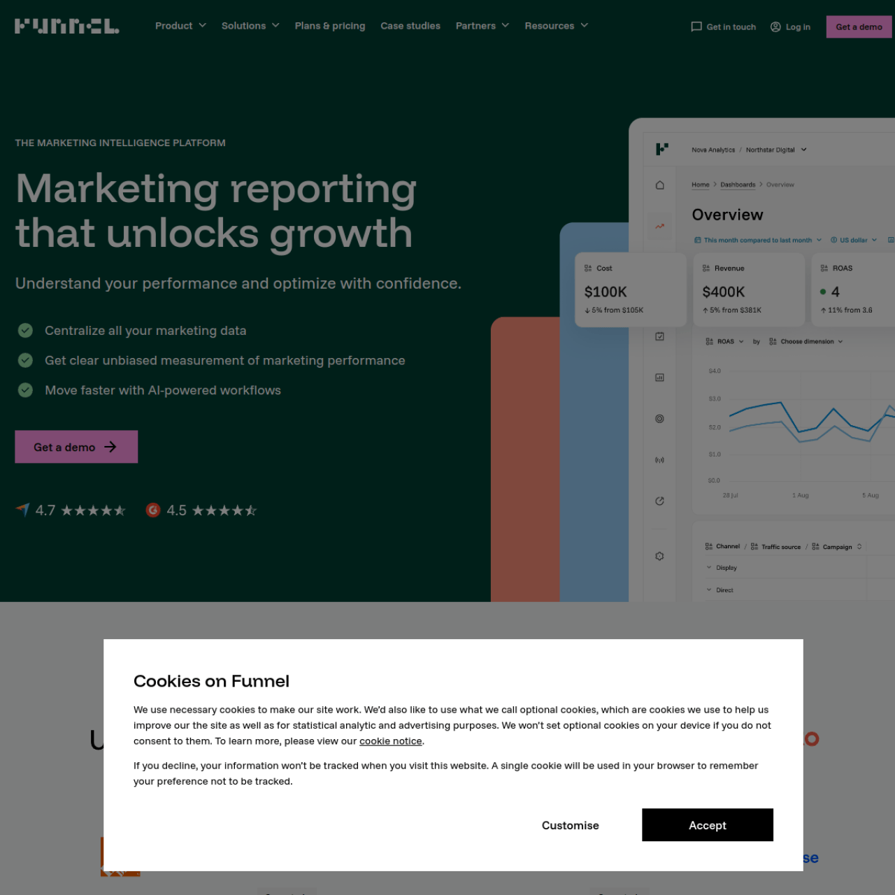 Funnel.io screenshot 1