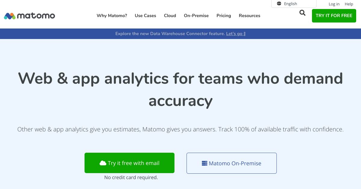 Matomo Review 2026 | ManyTools