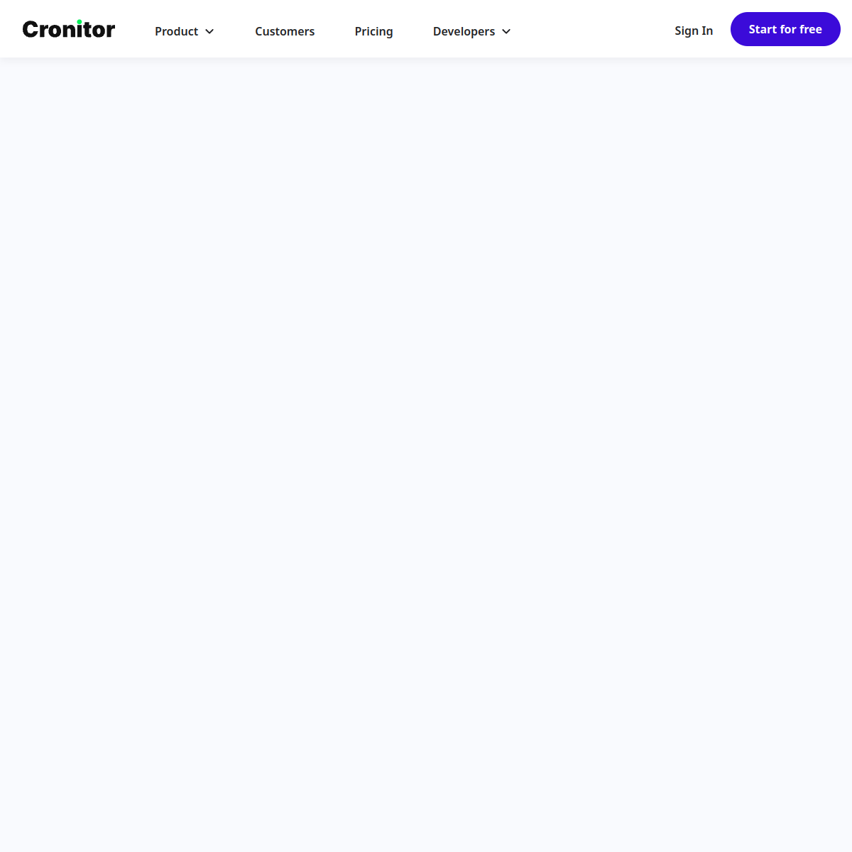 Cronitor screenshot 1