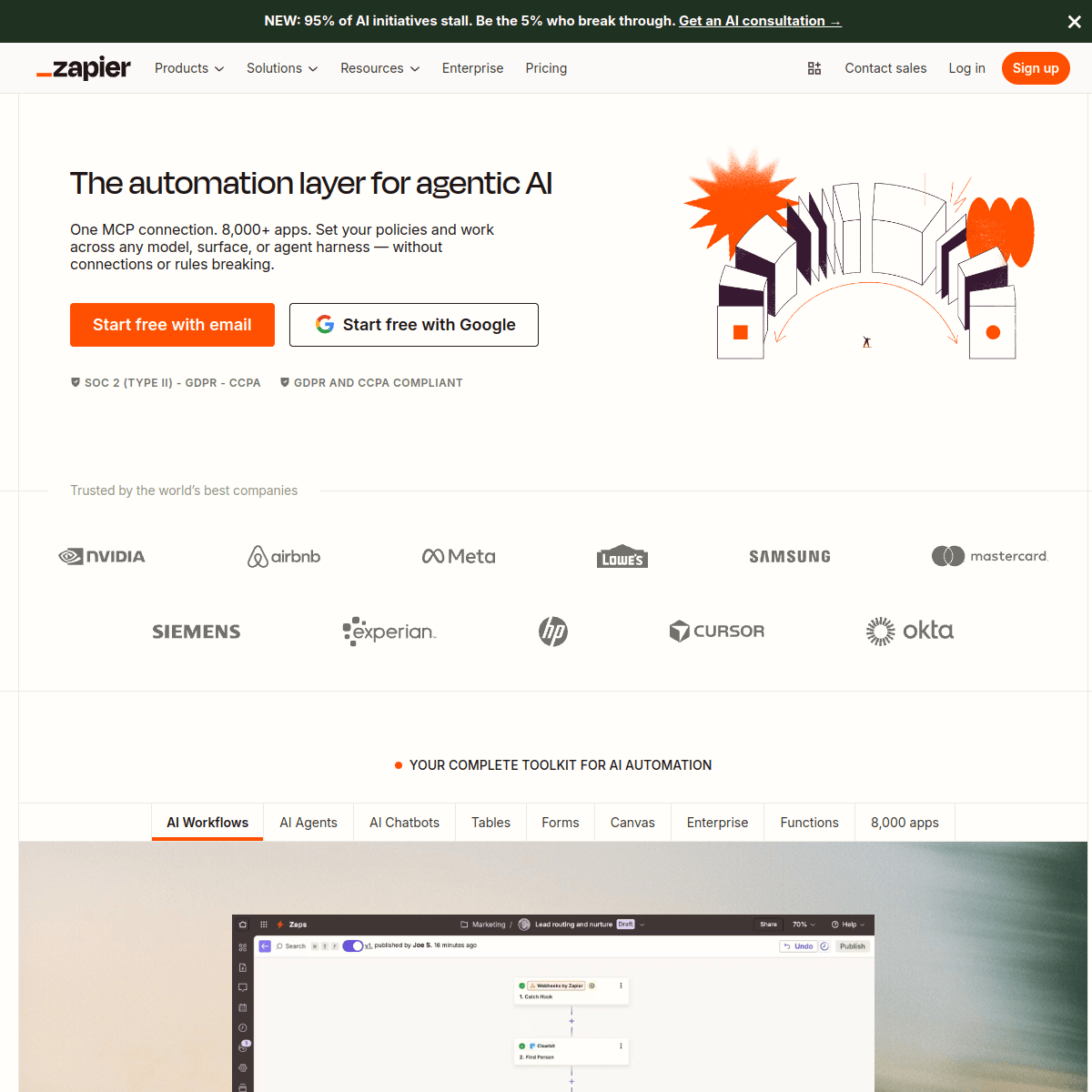 Zapier screenshot 1