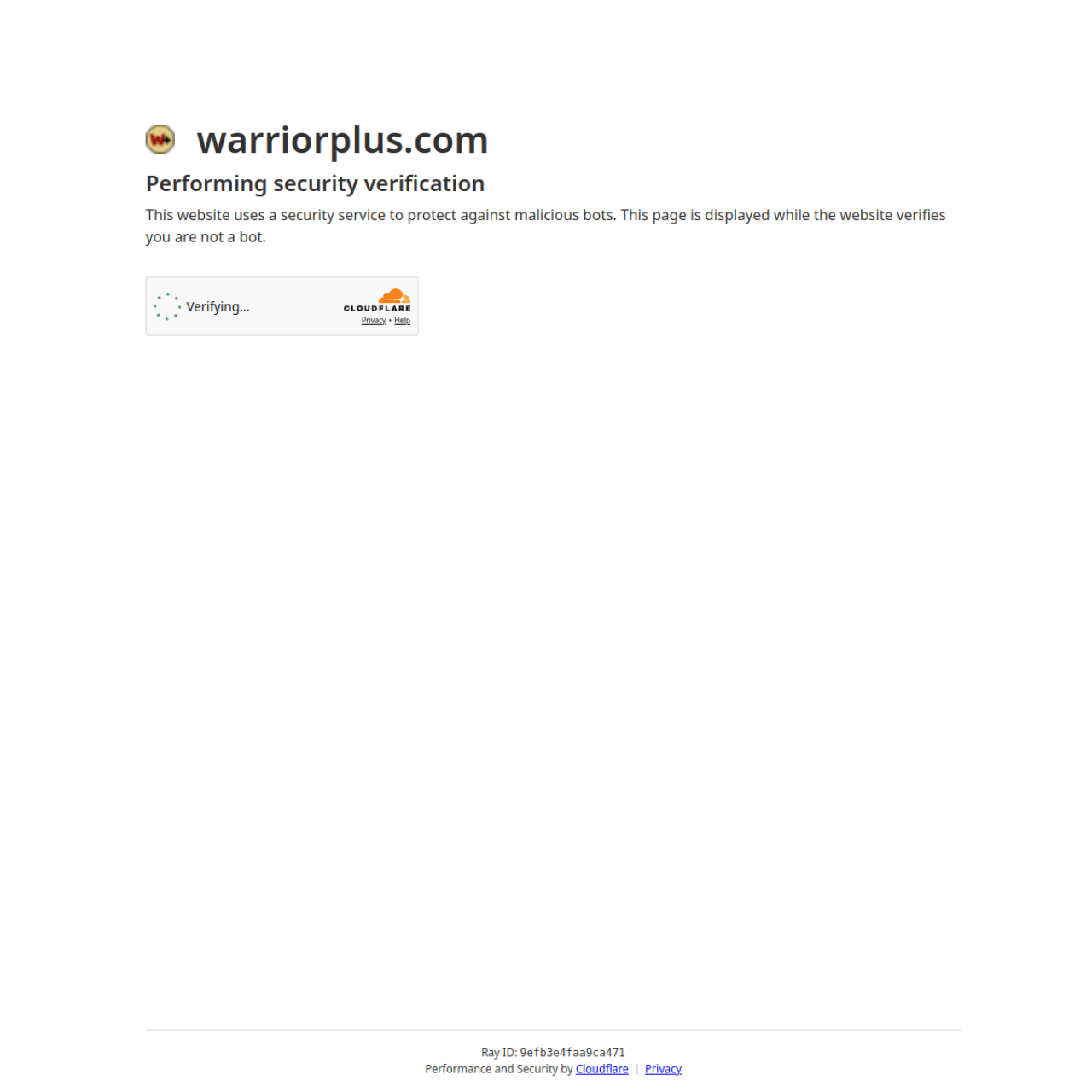WarriorPlus screenshot 1