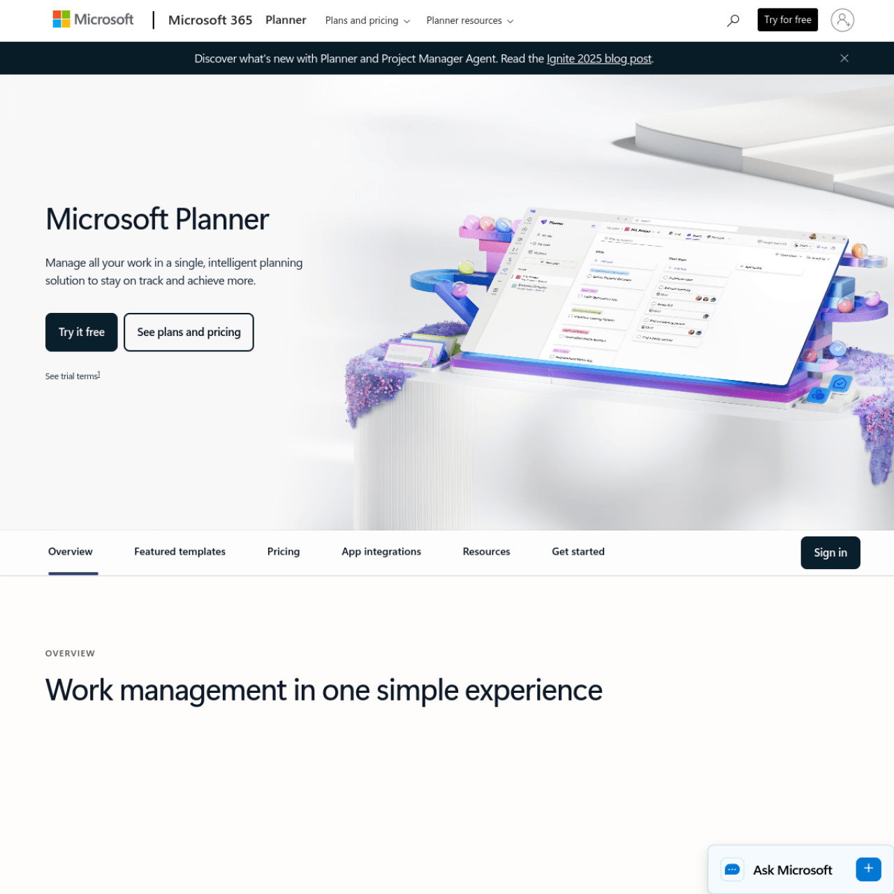 Microsoft Planner screenshot 1