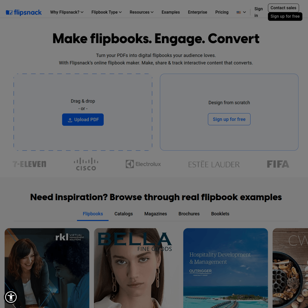 FlipSnack screenshot 1
