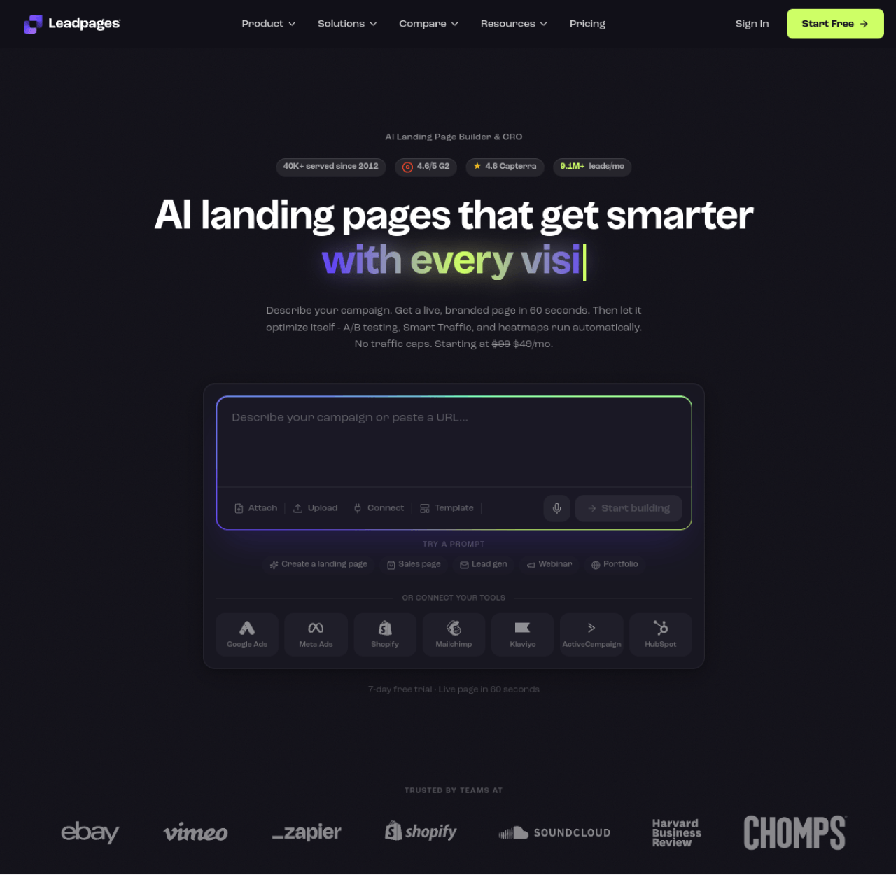 Leadpages screenshot 1